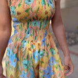 Daisy Chain Smocked Mini Dress