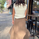 Full of Charm Pleated Midi Skirt