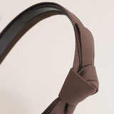 Brown Classic Bow Knotted Headband