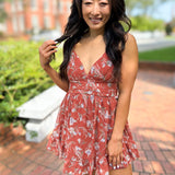 Sipping In The Sunset Mini Dress