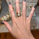 Ronnie Wrap Cz Ring