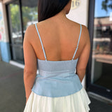 White Breeze Flare Skort