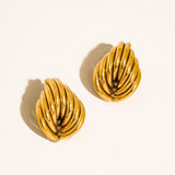 Lysandra 18K Gold Layered Teardrop Earrings