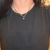 Irie Beaded Green Gemstones Necklace