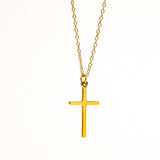 Tirza 18K Gold Small Cross Necklace