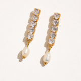 Anton 18K Pearl Glow Drop Earrings