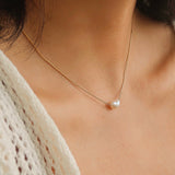 Kinney Non-Tarnish Natural Pearl Necklace