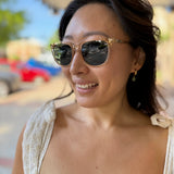 Abner Polarized Square Sunglasses