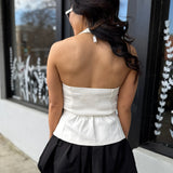 Clementine Chic Halter Vest