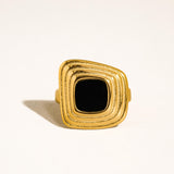 Auricca 18K Bold Abstract Statement Ring