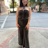 Mystique Tube Vest WideLeg Jumpsuit
