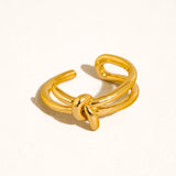 Virelle 18K Gold Vintage Knot Ring