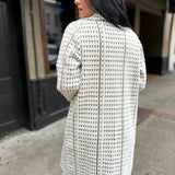 Marceau Houndstooth Coat