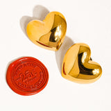 Chantilly Heart Studs