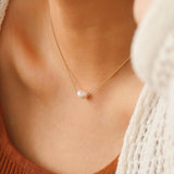 Kinney Non-Tarnish Natural Pearl Necklace