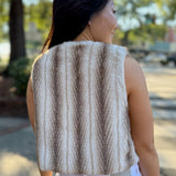 Demi Faux Fur Cropped Vest