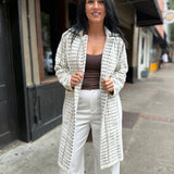 Marceau Houndstooth Coat