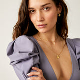 Va Va Voop Bodysuit - Silver Blues