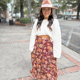 Timeless Pleat Midi Skirt