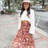 Timeless Pleat Midi Skirt