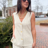 In the Clouds V-Neck Vest Top