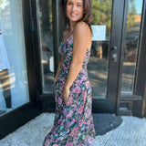 Paisley Bloom Midi Dress