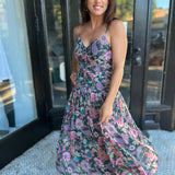 Paisley Bloom Midi Dress