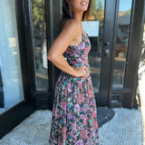 Paisley Bloom Midi Dress