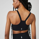 Never Better Square Neck Bra - Black