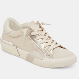 Zina Sneakers Champagne Embossed Leather