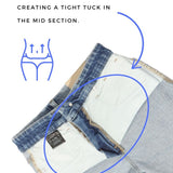 Tummy Control High Rise Slim Straight Jeans