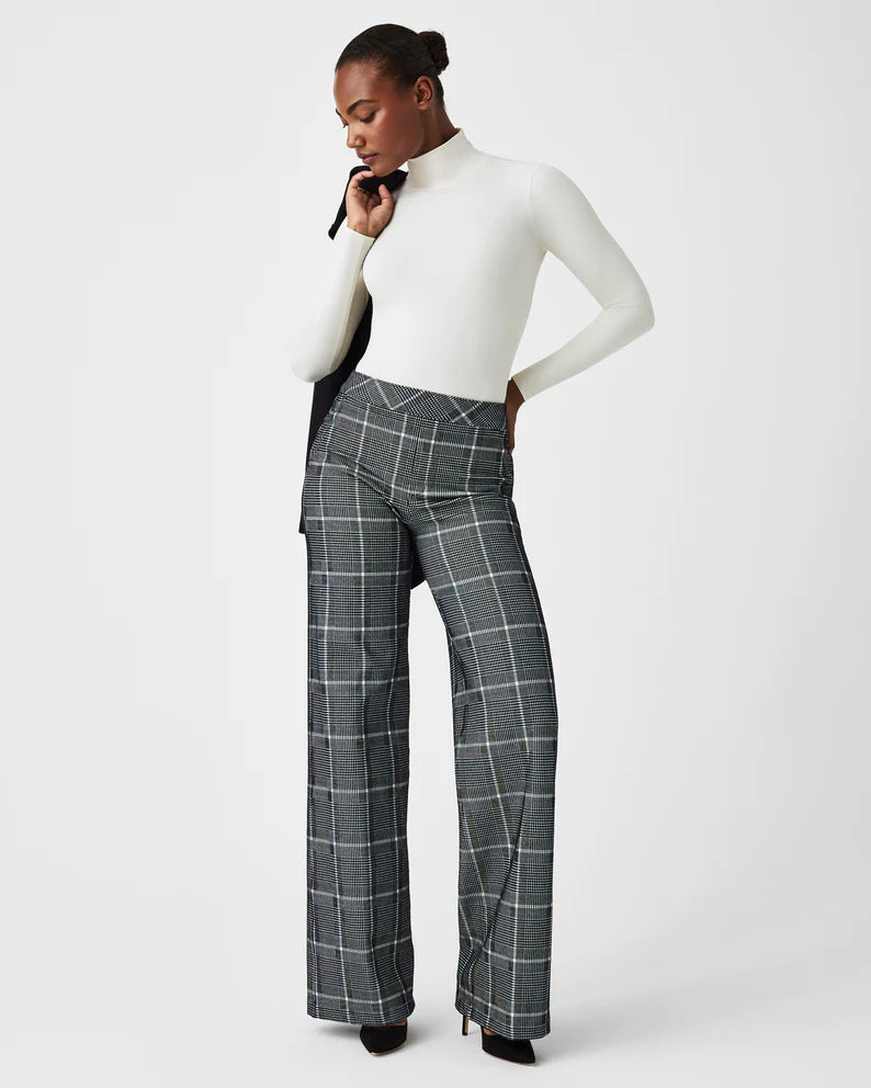 The Perfect Pant - Wide Leg - Classic Plaid