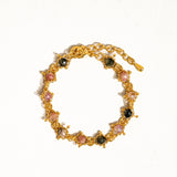 Skylar Multi-Stone Chained Bracelet