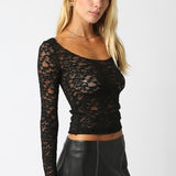 After Dark Lace Top