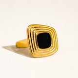 Auricca 18K Bold Abstract Statement Ring