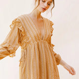 Ruffled Stripes Romper