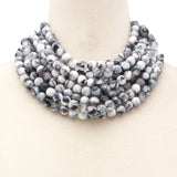 Designer Inspired Layered Beaded Necklace