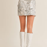 Aura Sequin Skirt