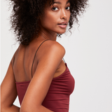 Skinny Strap Brami - Red Wine