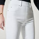 Ankle Straight Leg Jeans - White