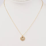 Pointe CZ Charm Necklace