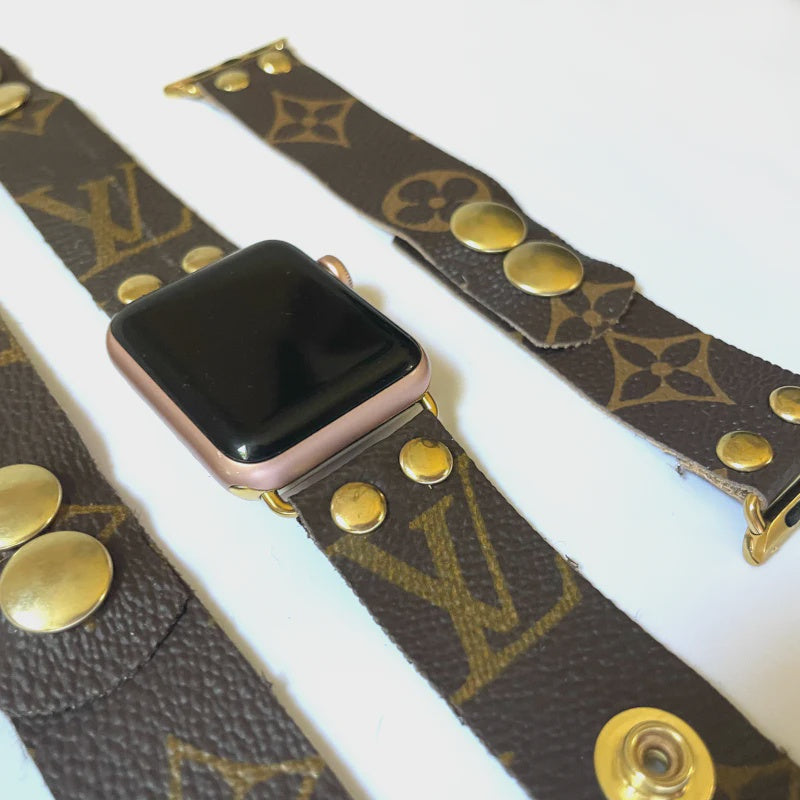 Louis Vuitton Apple Watch Band, Authentic Repurposed