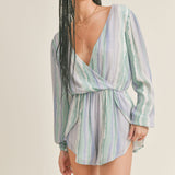 Lunar Surplice Tulip Romper