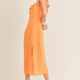 Tropicana Off The Shoulder Midi Dress