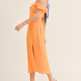 Tropicana Off The Shoulder Midi Dress