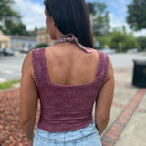 Love Letter Cami - Beet Red