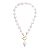 Amara Ivory Pearl Toggle Necklace