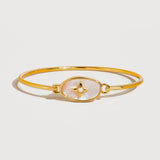 Aileen Gold Vintage Star Shell Bangle