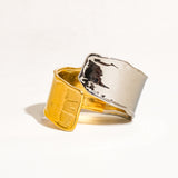 Emmy Textured Open Ring