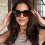 Vivi Black Walnut Tortoise Brown Gradient Sunglasses